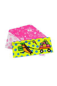 Fuzzy neon christmas cucaracha card