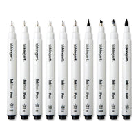 Inkline™ PRO Fine Line Archival Black Ink Pens 10 pc