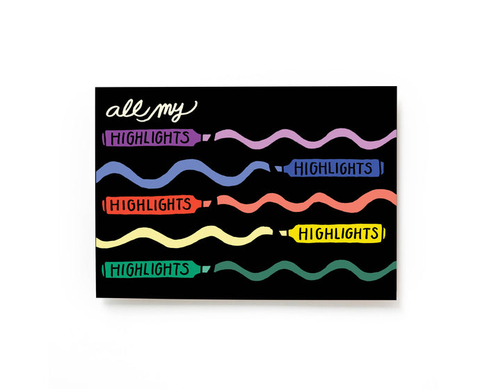 All my Highlights Postcard