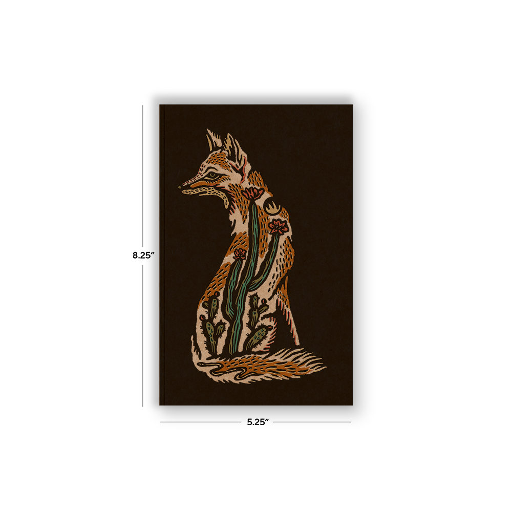 RaycoDesign — Cayote Mirage Kraft Classic Layflat Notebook