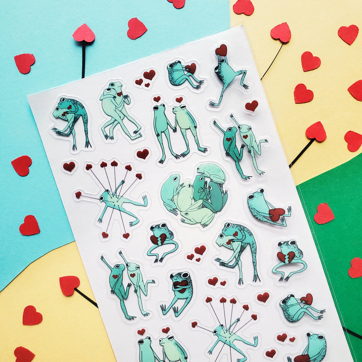 Toadally in Love Sticker Sheet
