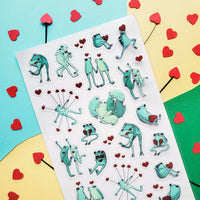 Toadally in Love Sticker Sheet