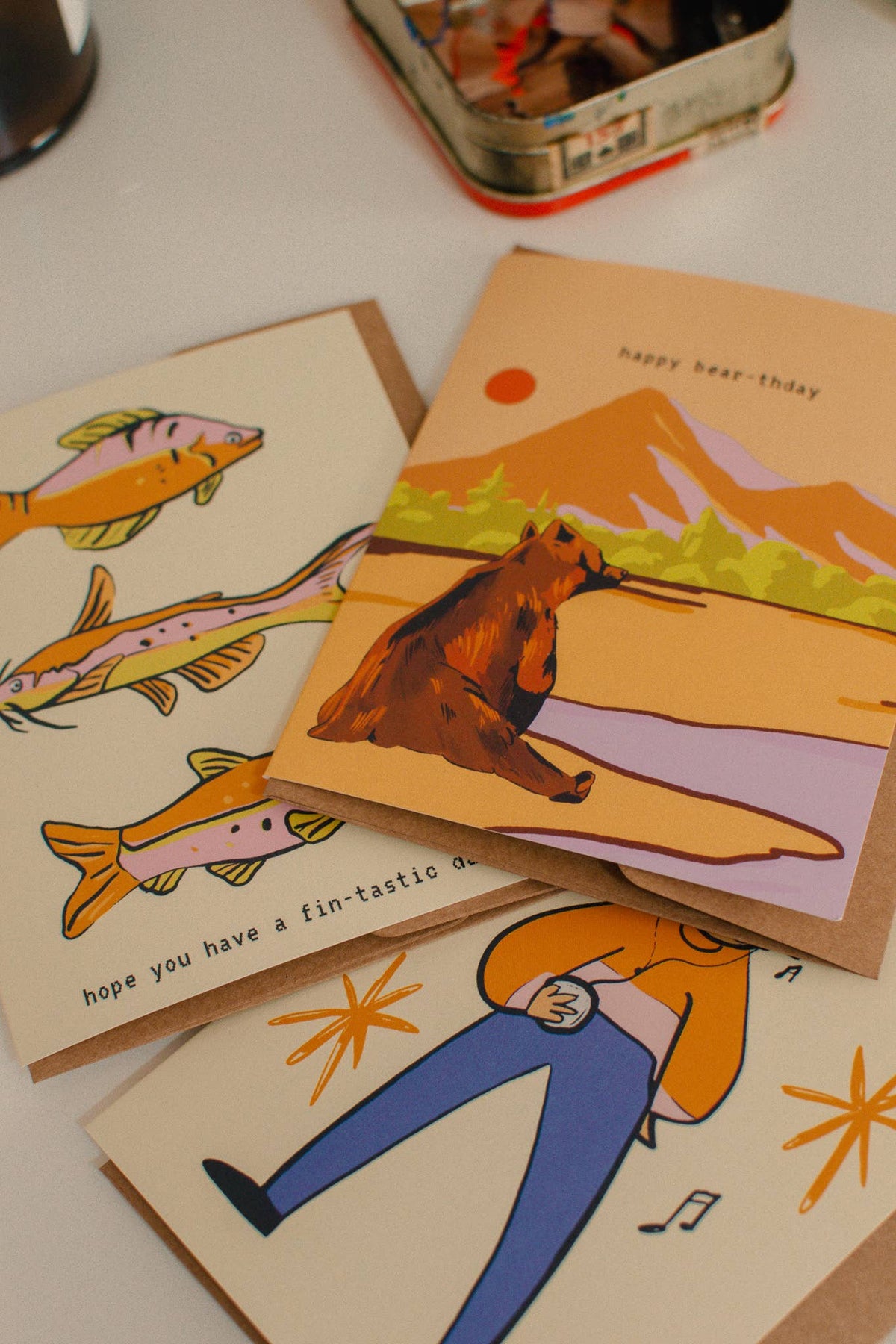 Happy Bear-thday Card | Outdoors Bear Birthday Greeting Card