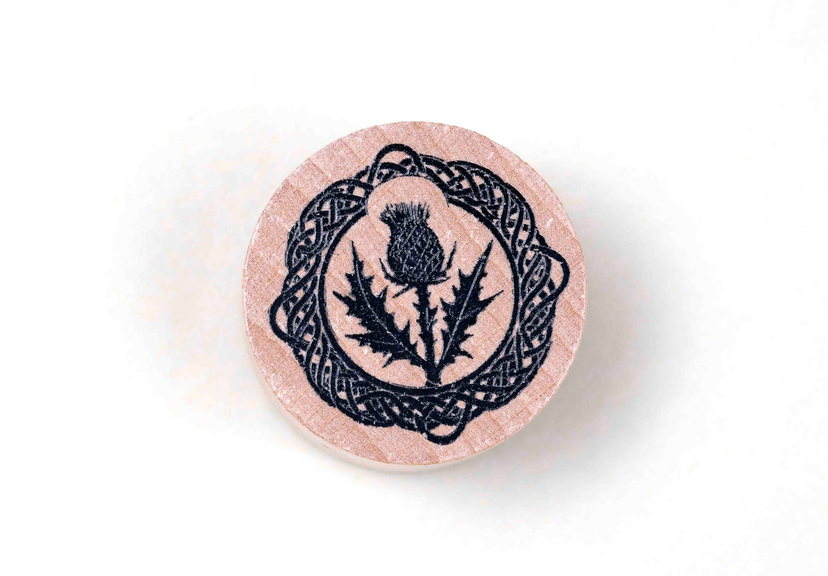 Thistle Wooden Stamp