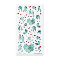 Toadally in Love Sticker Sheet