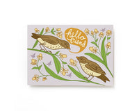 Hello Friend Bird Postcard