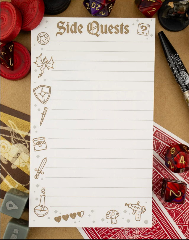 Side Quest Notepad