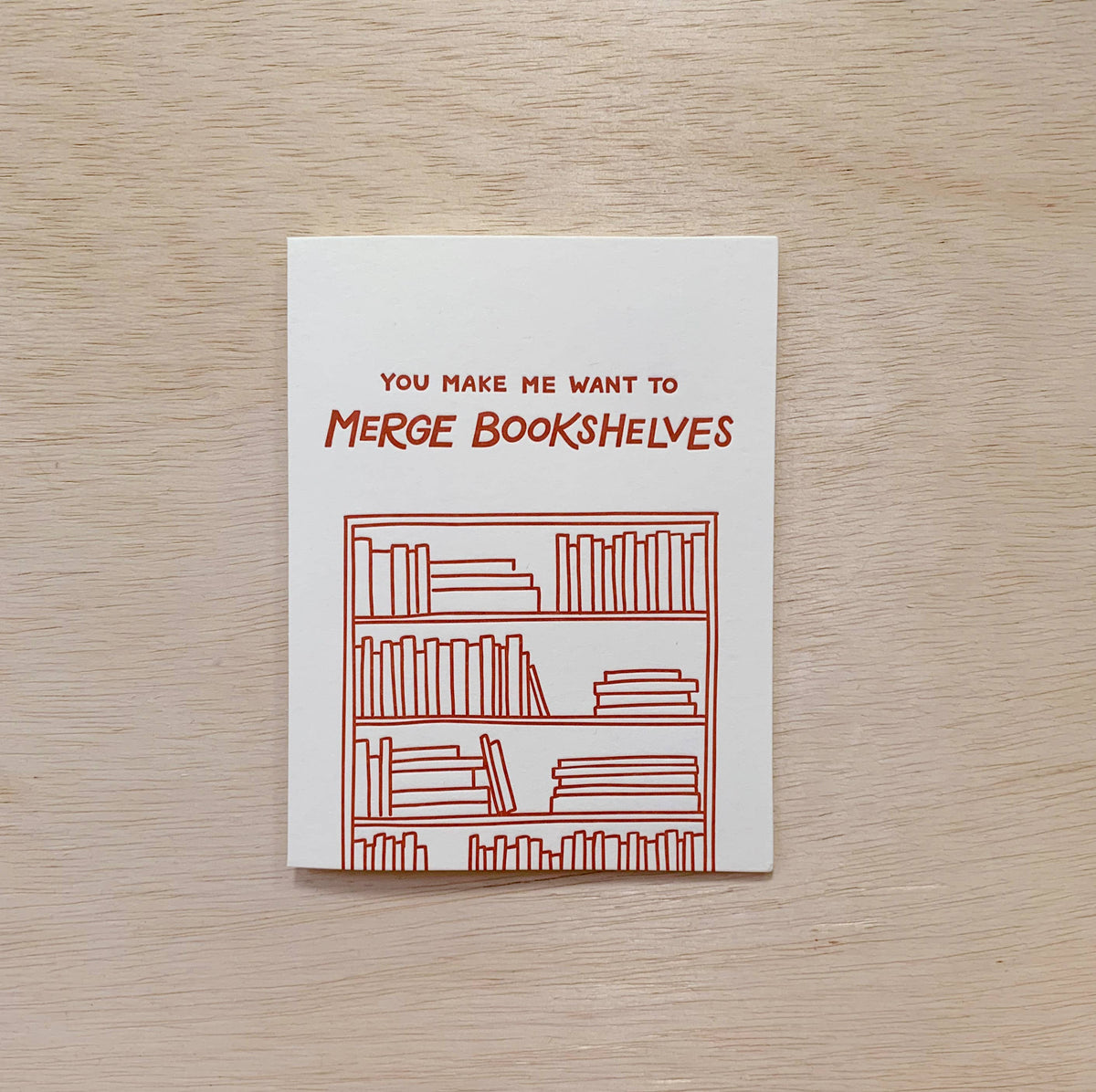 Merge Bookshelves - Love + Valentine's Day Card