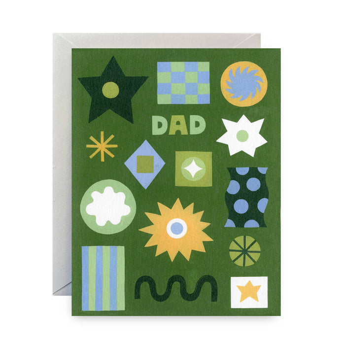 Geometric Dad Greeting Card