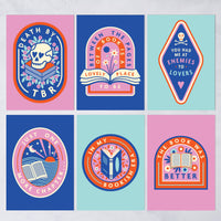 The Bookish Era Postcard set - Set of 12