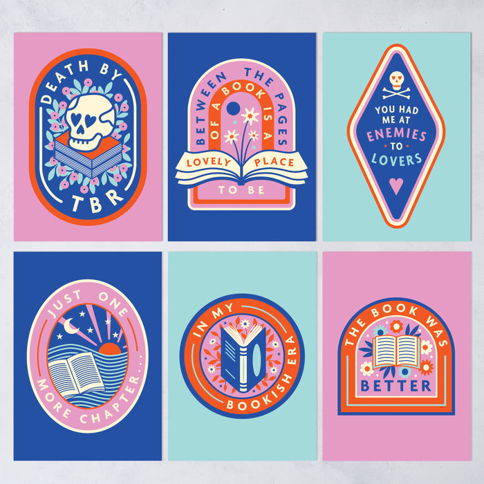 The Bookish Era Postcard set - Set of 12