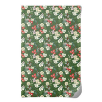 Festive Blooms holiday wrapping paper