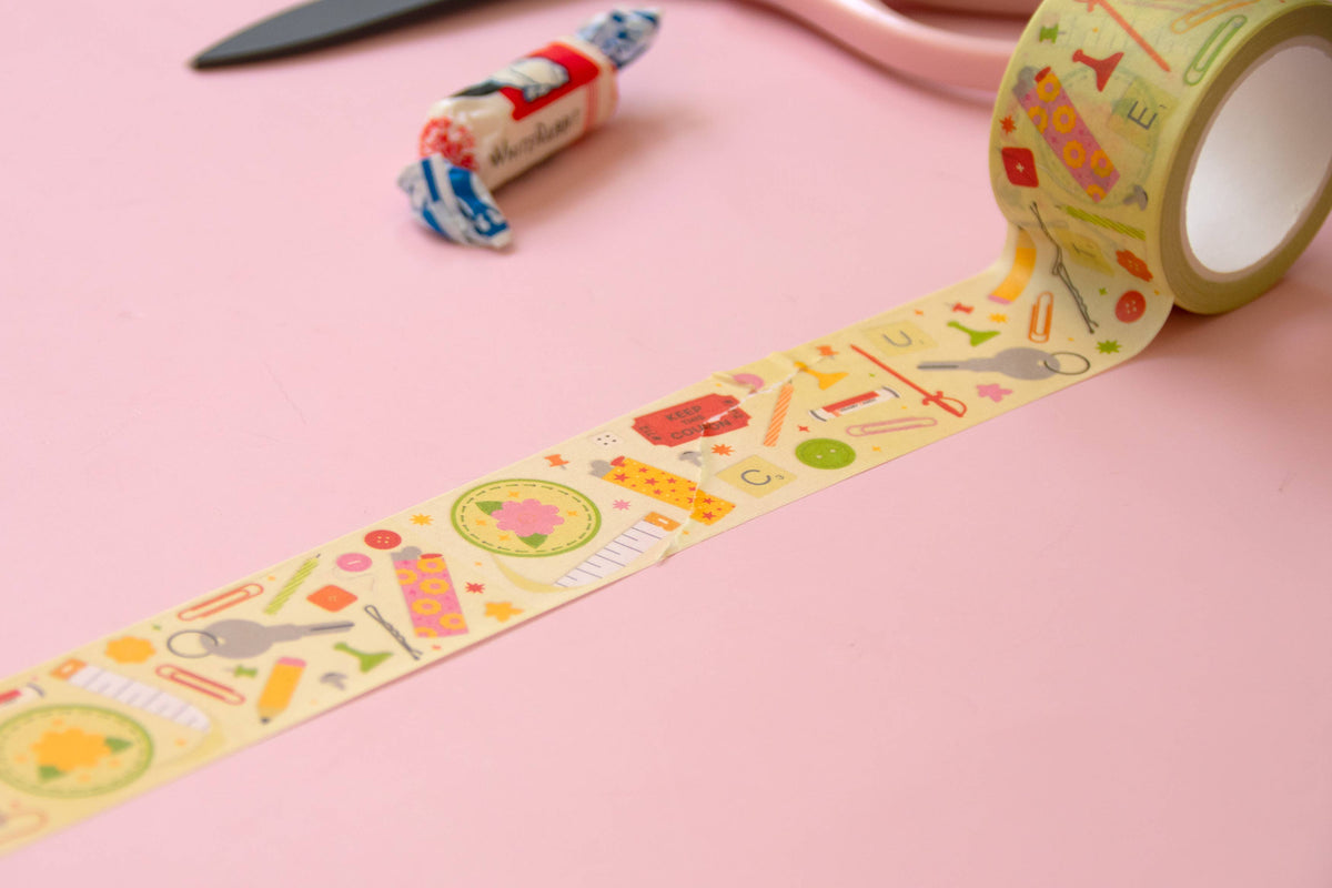 Junk Drawer 30mm Wide, Decorative Washi Tape