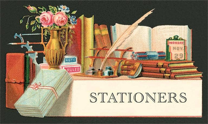 Postcard LT-142 Stationers Label