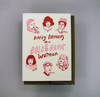 Bold & Brave Woman Birthday