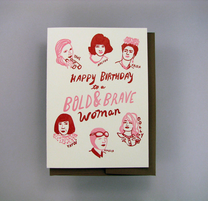 Bold & Brave Woman Birthday