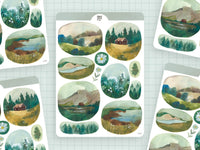 Sticker Sheet — Windows Into Scotland