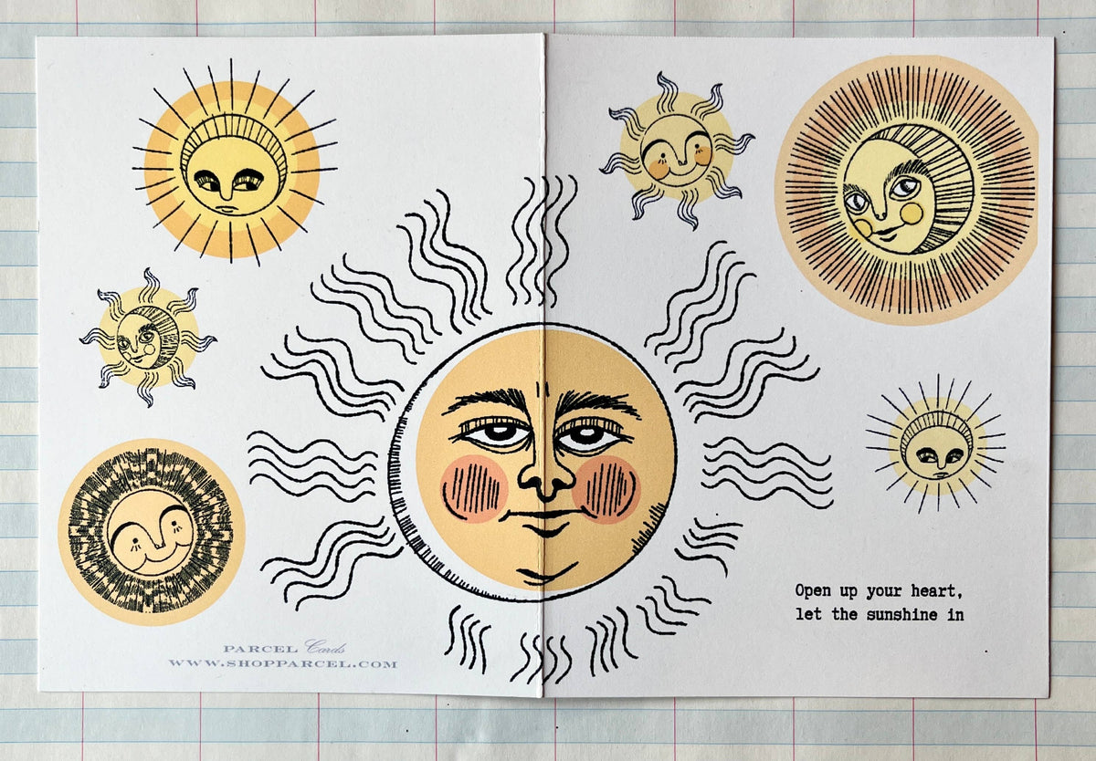 Suns Greeting Card