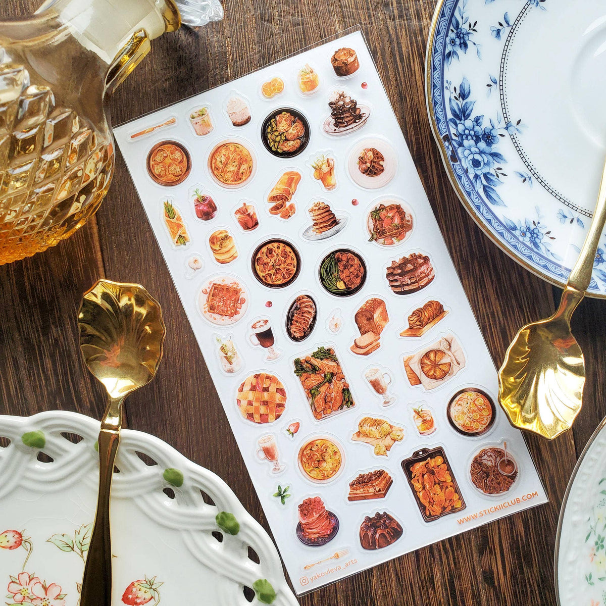 Mouthwatering Buffet Sticker Sheet