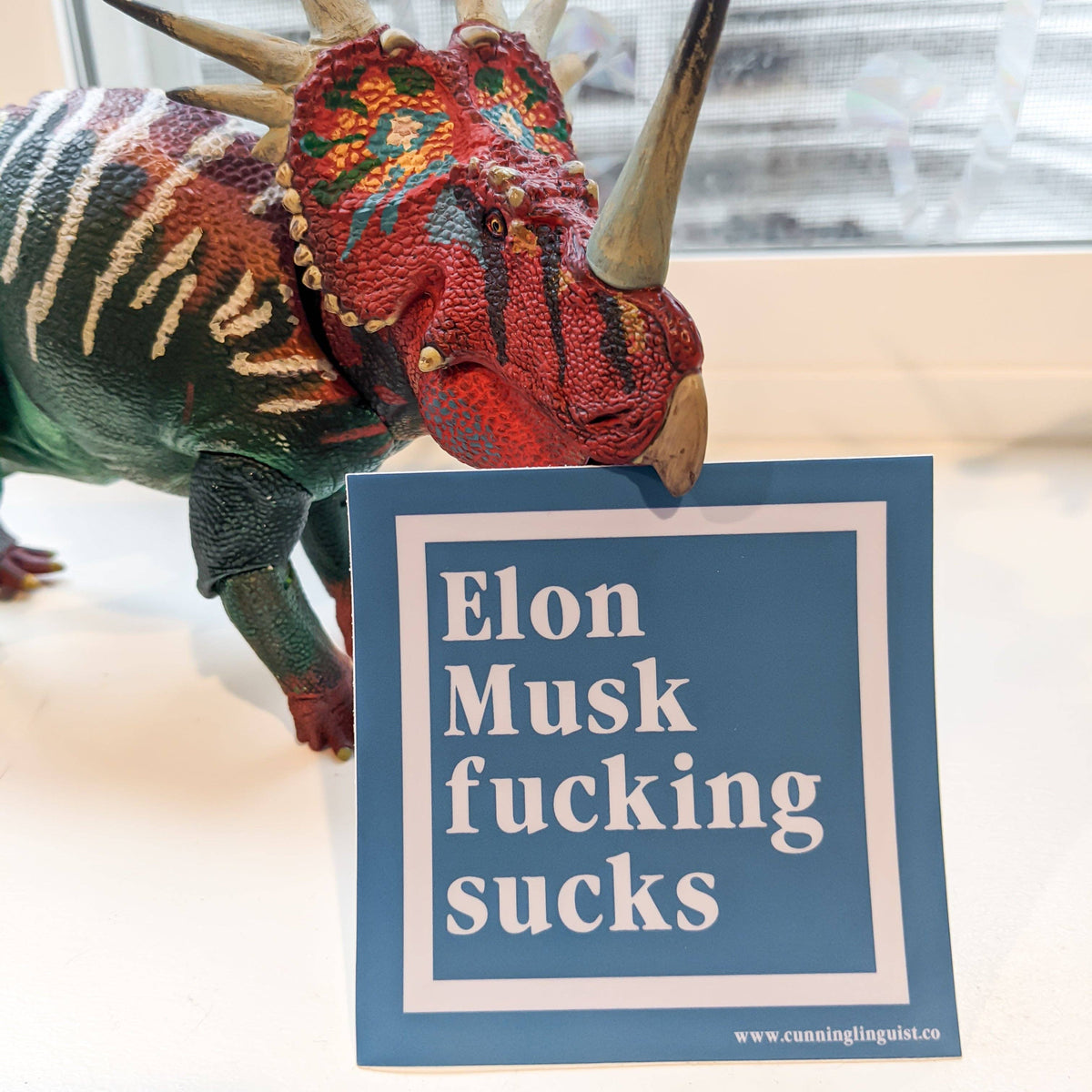Elon Sucks sticker