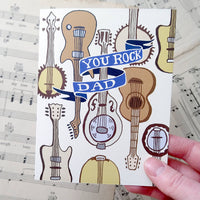 You Rock Dad Father's Day Card