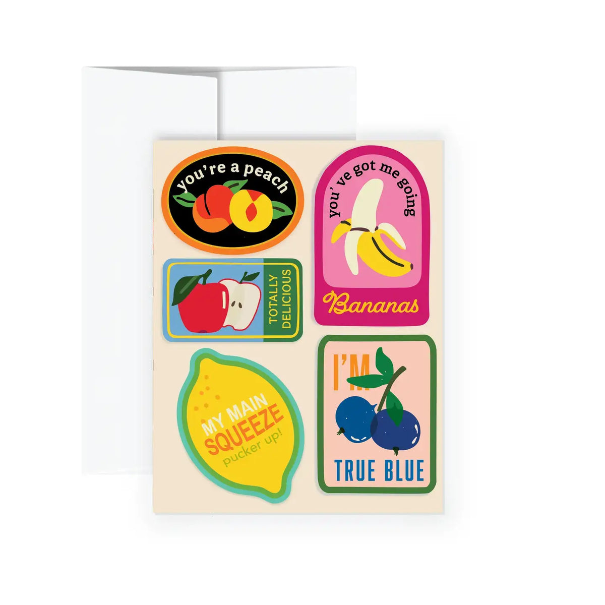Greeting Card - Fruit Stickers (Love & Friendship)