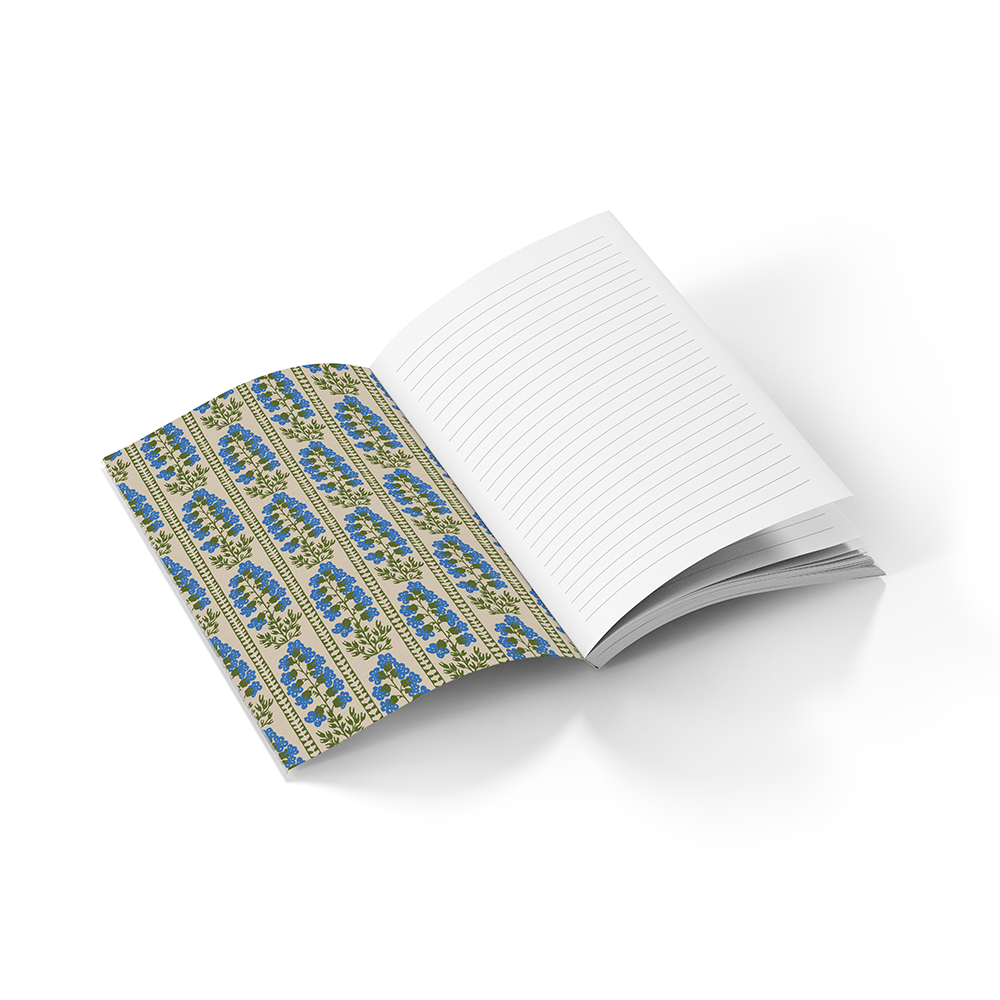 Delphinium Soft Touch Layflat Notebook | LFC2372L