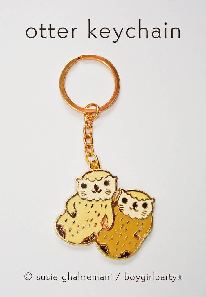 Best Friend Gift — Otter Keychain — Unique Mom Gift Idea