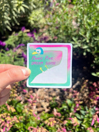 Manic Pixie Dream Goose Sticker