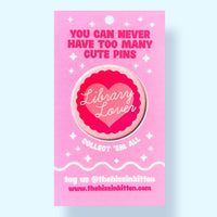 Library Lover (Button or Magnet!)