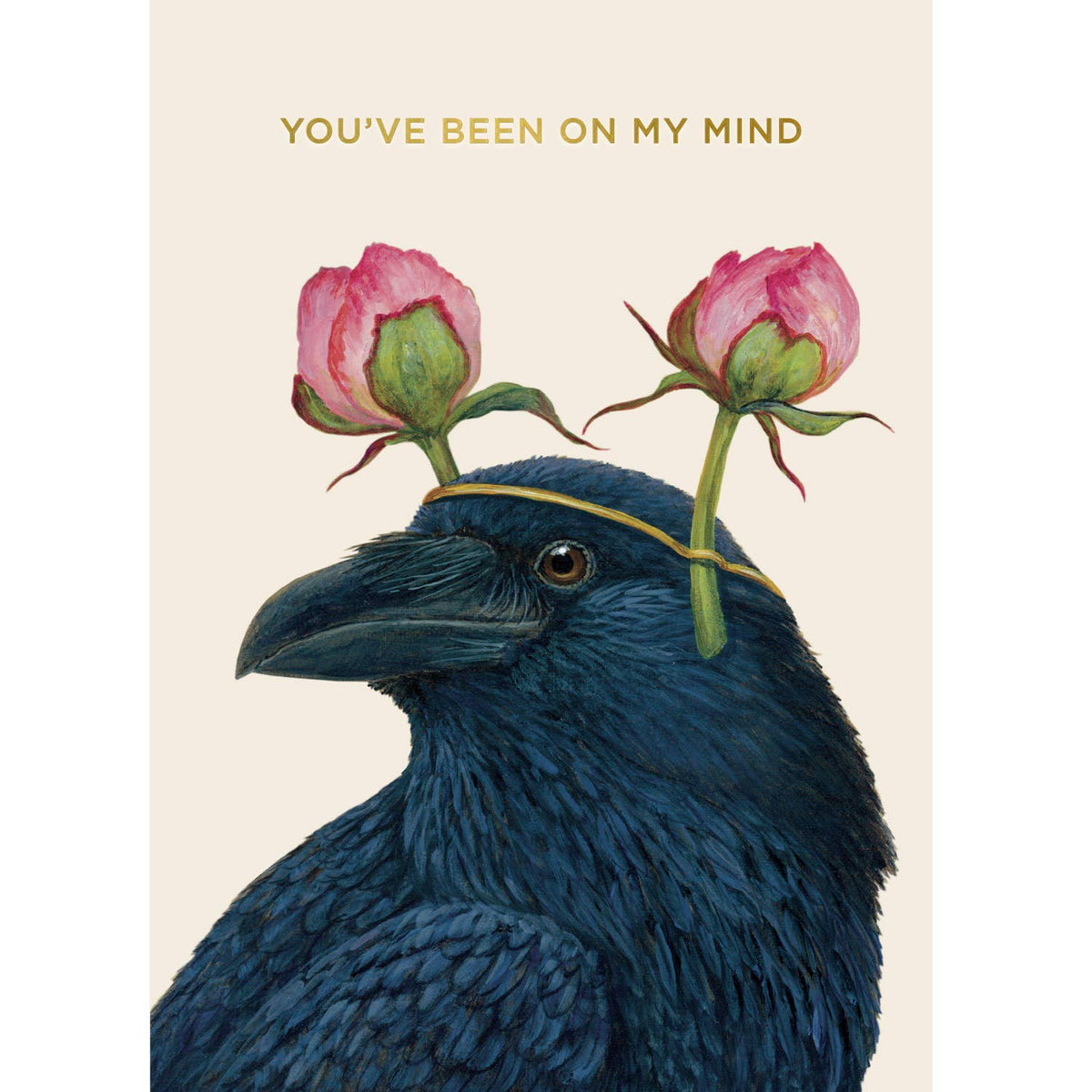 On My Mind Raven Card