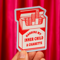 Inner Child Cig – Matte Vinyl Sticker