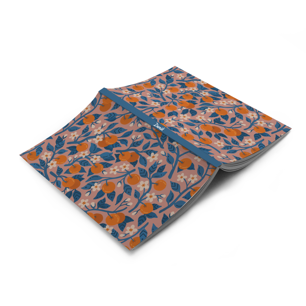 Lunar Oranges Classic Layflat Notebook LFC2036L