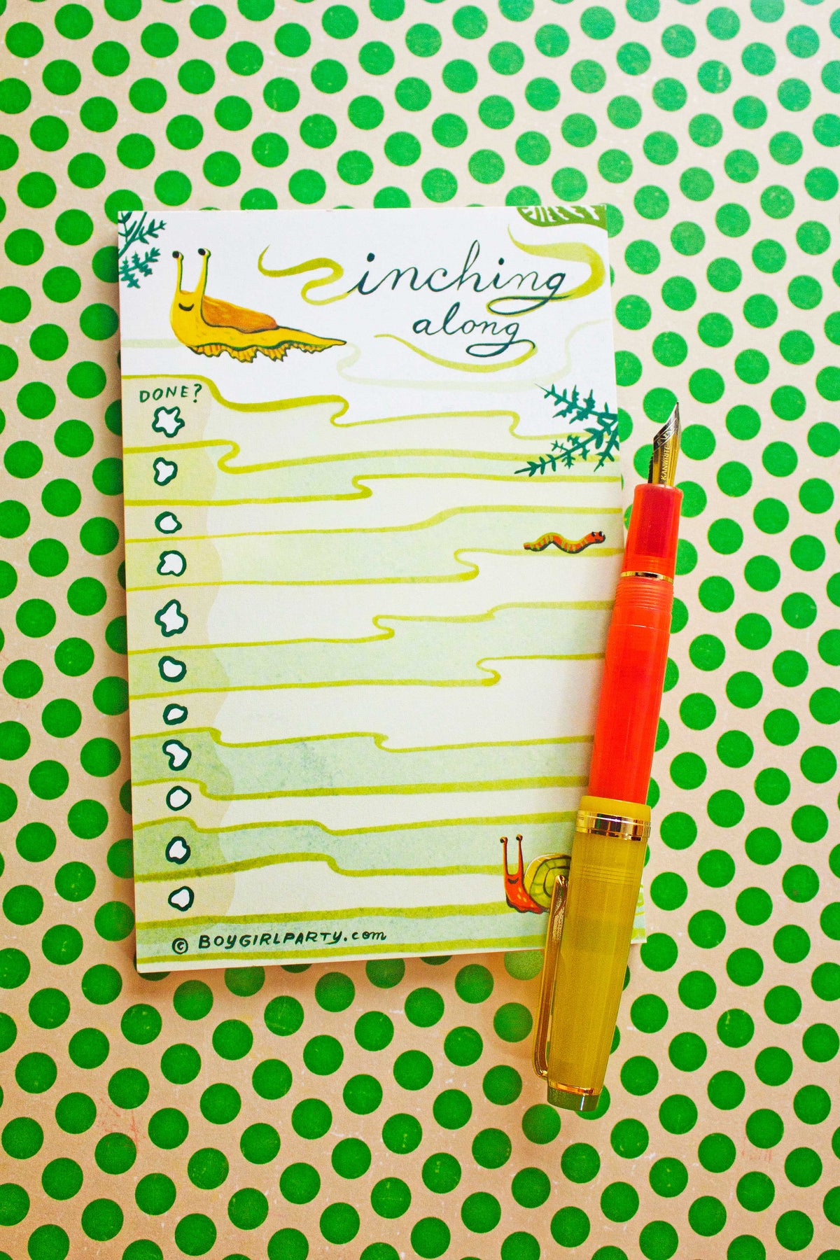 Snail and Slug To Do List Notepad - Daily Task Checklist