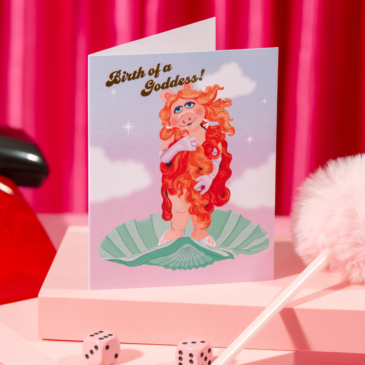 Birth of a Goddess Card – Foil Birthday ✿ Friendship Card