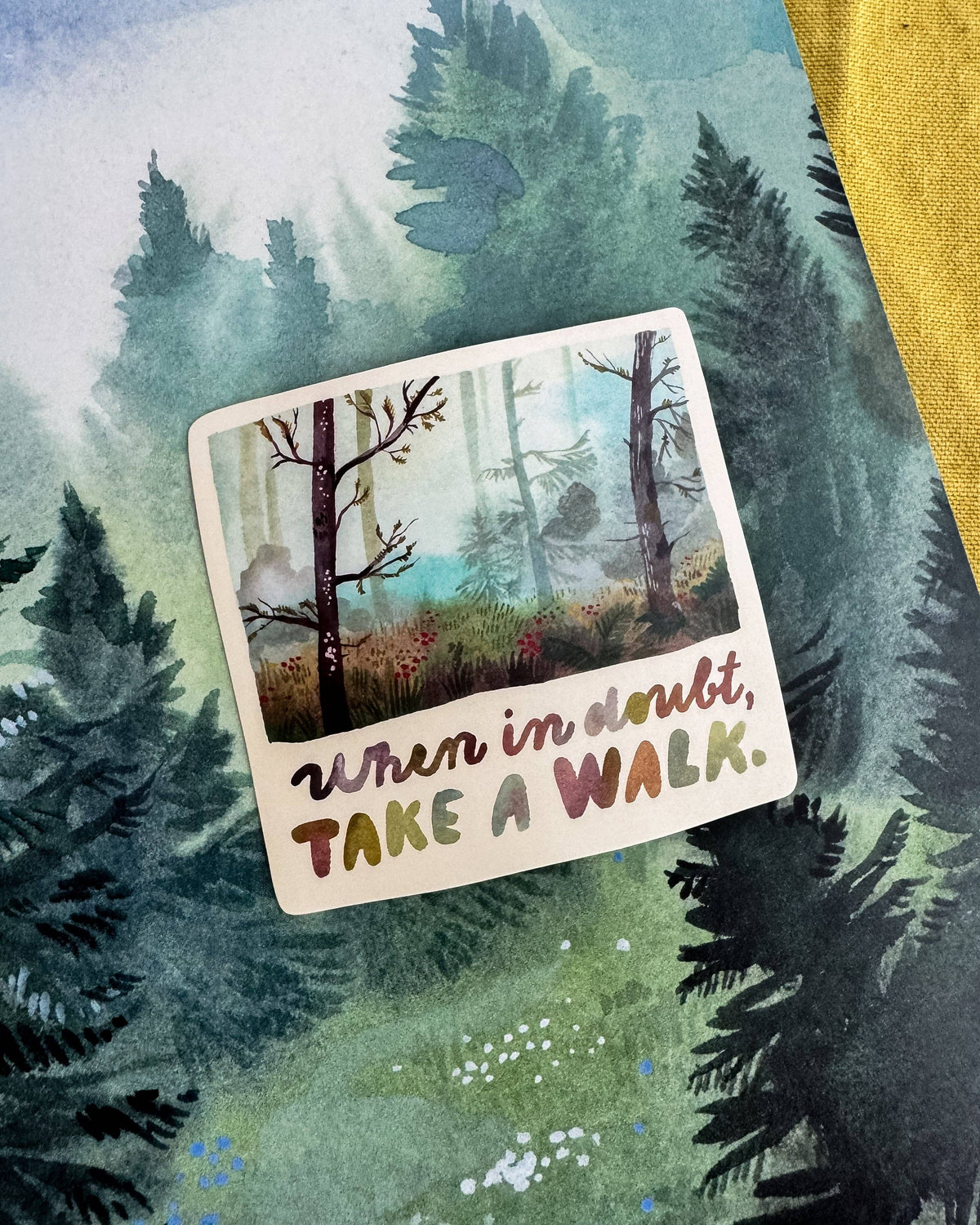 Vinyl Sticker — Take A Walk