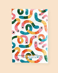 Rainbow Worm Pocket Notebook
