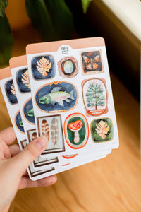 Sticker Sheet — Museum
