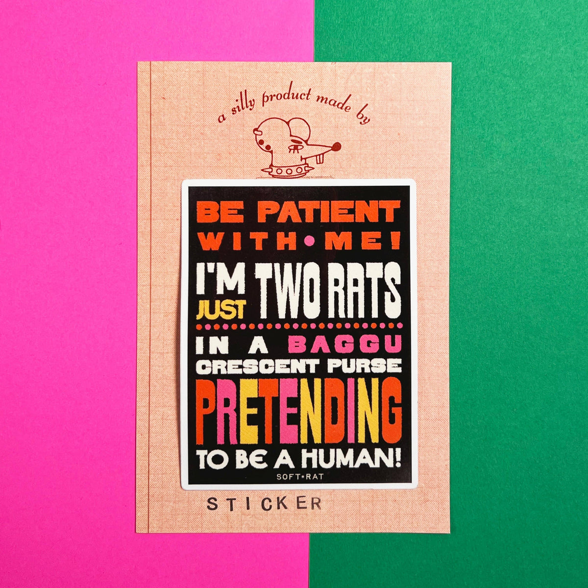 Two Rats Sticker