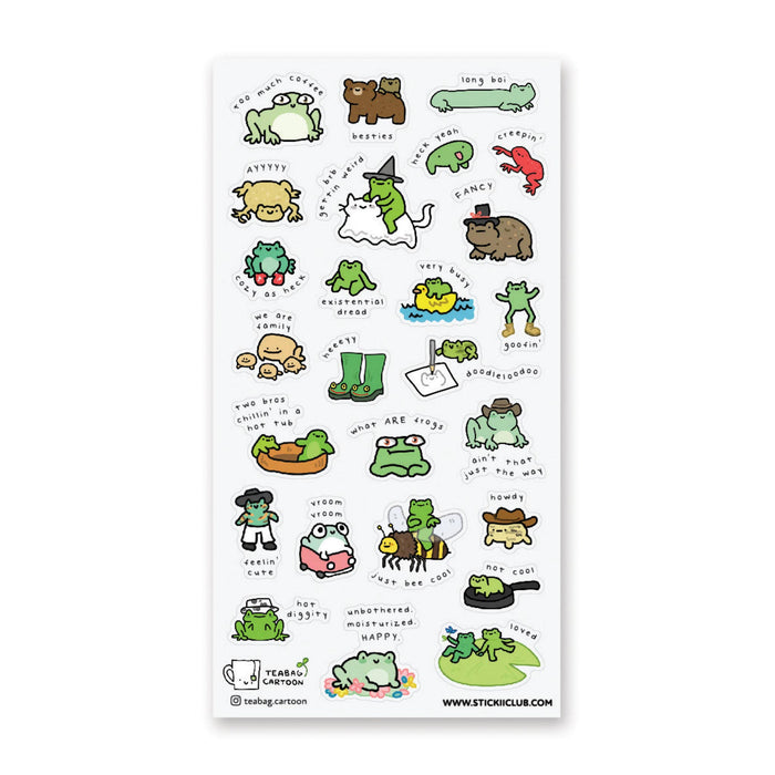 What ARE Frogs? 2 Sticker Sheet