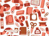 Bookworm and Stationery Pocket Notebook