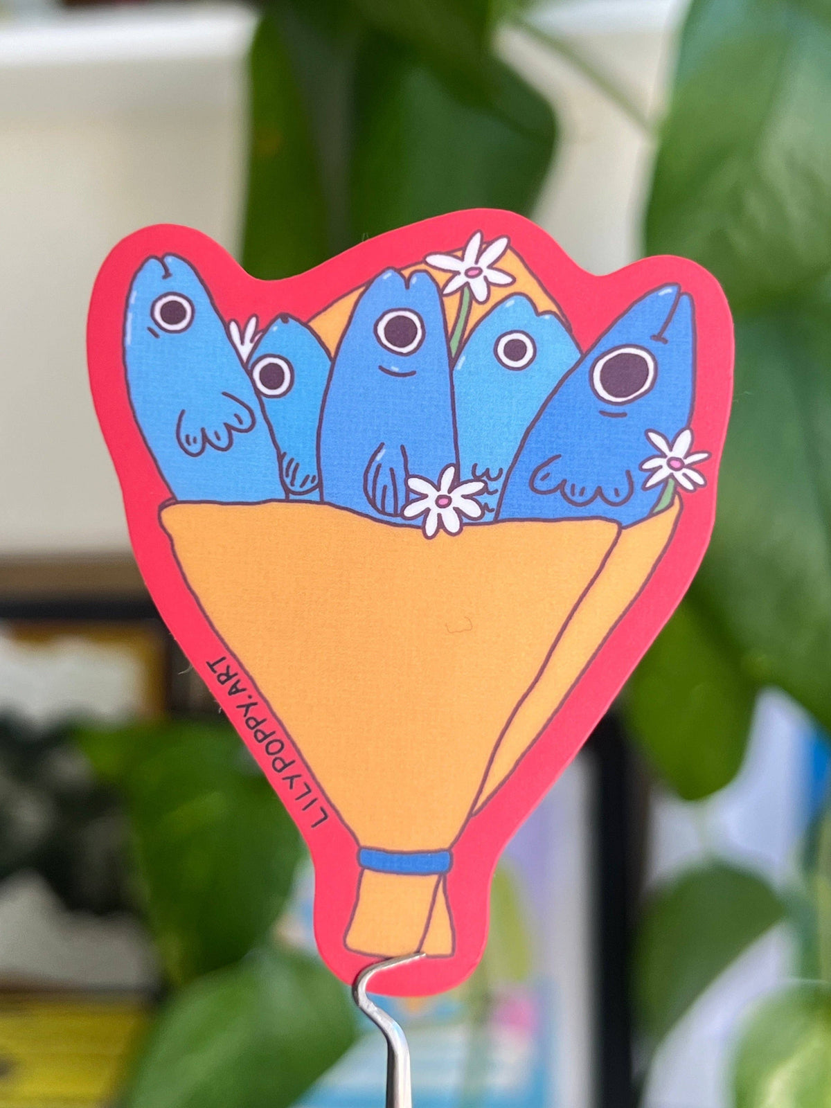 Fish Bouquet Sticker