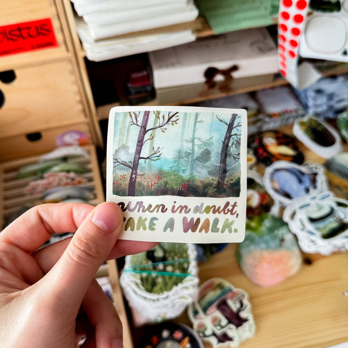 Vinyl Sticker — Take A Walk