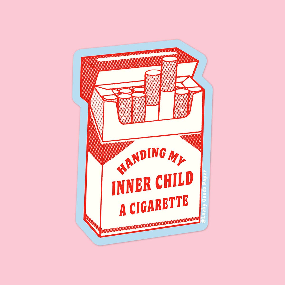 Inner Child Cig – Matte Vinyl Sticker