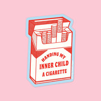 Inner Child Cig – Matte Vinyl Sticker