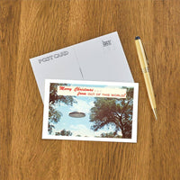 Postcard MC-263 Merry Christmas from out of this World, UFO