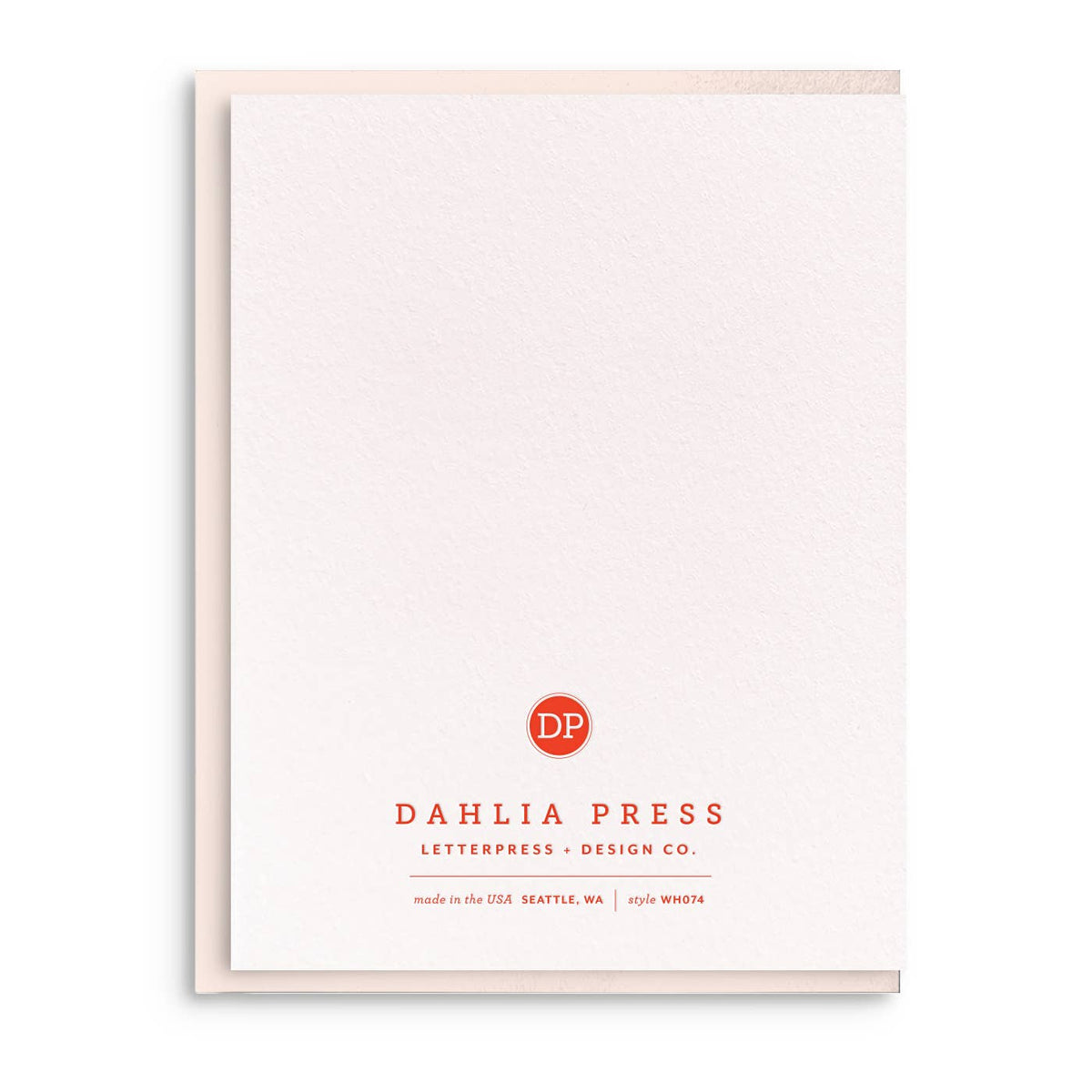 Girl Dinner, Letterpress Christmas Card