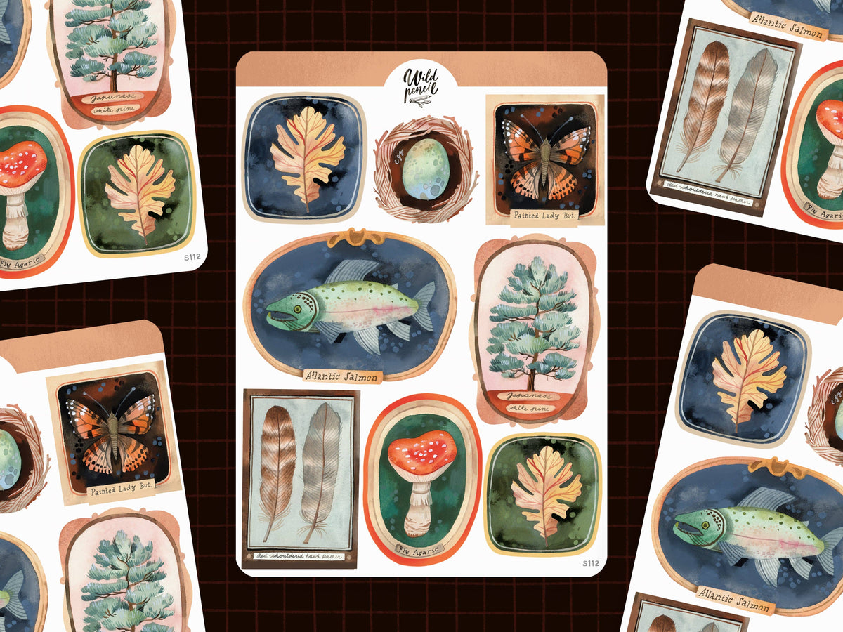 Sticker Sheet — Museum