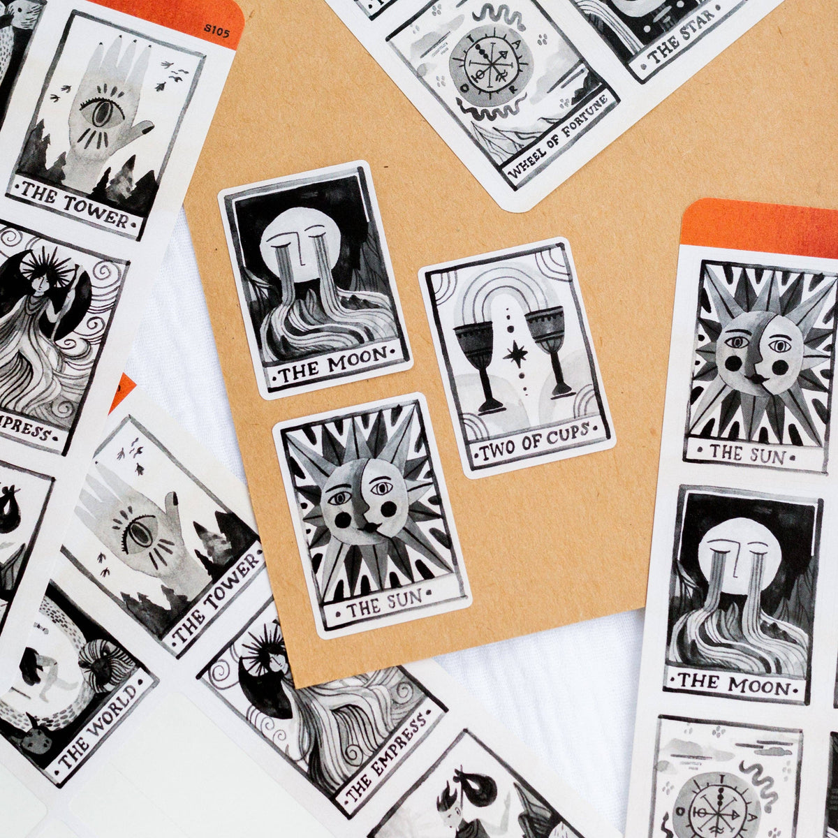 Sticker Sheet — Tarot Cards