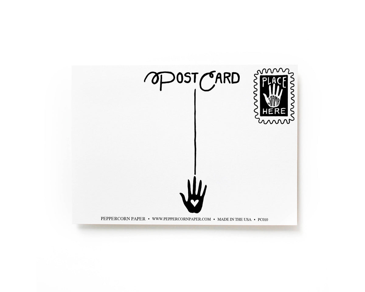 Hello Woodland Animal Postcard
